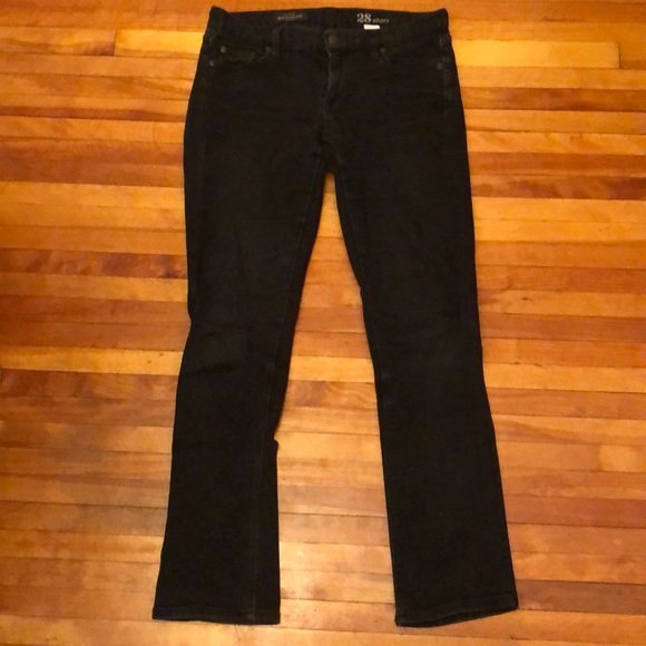 J Crew matchstick black jeans